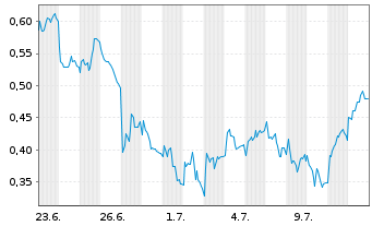 Chart Mini Future Short Puma - 1 mois