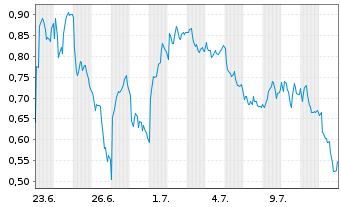 Chart Mini Future Short Leonardo - 1 mois