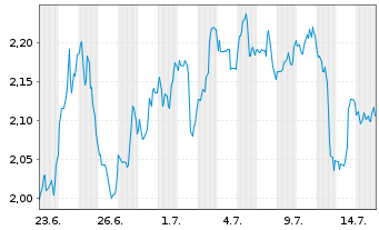 Chart Mini Future Long Visa - 1 Monat