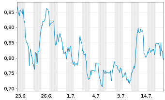 Chart Mini Future Short Visa - 1 Monat