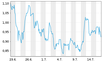 Chart Mini Future Short Visa - 1 Monat