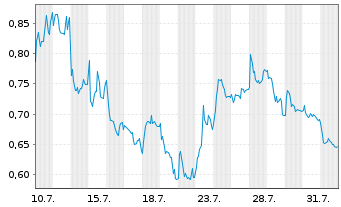 Chart Mini Future Long Hexatronic Group - 1 mois