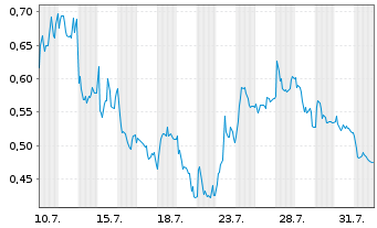 Chart Mini Future Long Hexatronic Group - 1 mois