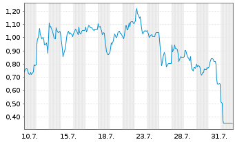 Chart Mini Future Long Bitcoin Group - 1 mois
