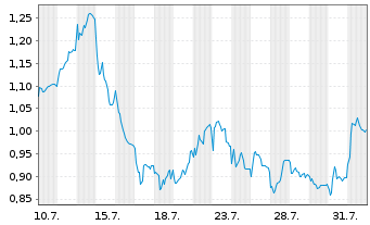 Chart Mini Future Short S&T - 1 Month