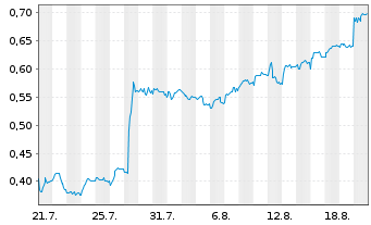 Chart Mini Future Short K+S - 1 Month