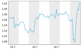 Chart Mini Future Short Chevron - 1 Monat