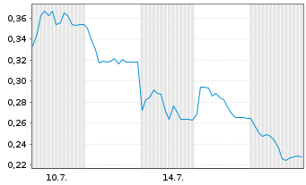 Chart Mini Future Long Verbio Vereinigte Bioenergie - 1 Monat