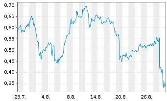 Chart Mini Future Long Dell Technologies - 1 Monat