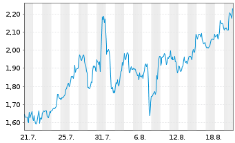 Chart Mini Future Long MasterCard - 1 Month