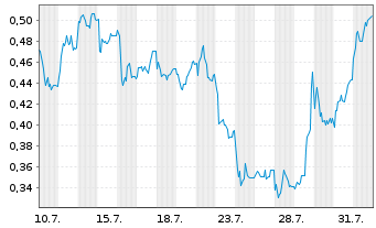 Chart Mini Future Short Grenke - 1 mois