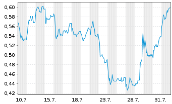 Chart Mini Future Short Grenke - 1 mois
