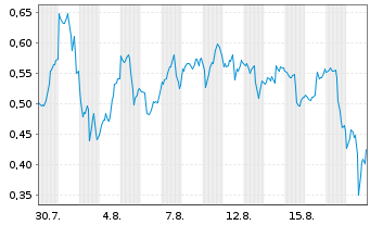 Chart Mini Future Long NVIDIA - 1 Monat
