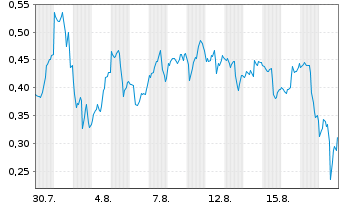 Chart Mini Future Long NVIDIA - 1 Monat