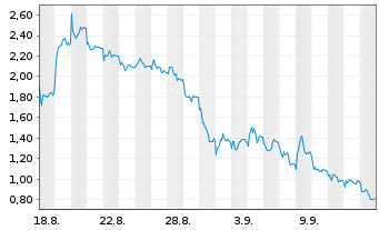Chart Mini Future Short RENK Group - 1 Month