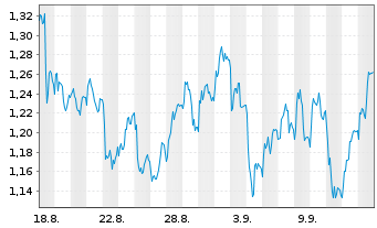 Chart Mini Future Short Bayer - 1 Monat
