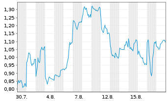 Chart Mini Future Short Xiaomi - 1 Monat