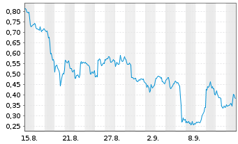 Chart Mini Future Long AMD - 1 Month
