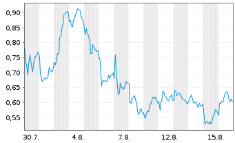 Chart Mini Future Short Porsche - 1 Month