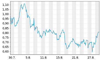 Chart Mini Future Short Porsche - 1 Month