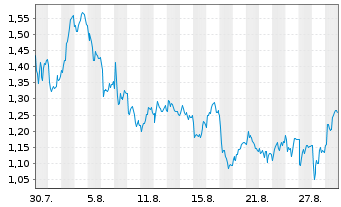 Chart Mini Future Short Porsche - 1 Month