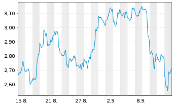 Chart Mini Future Short Super Micro Computer - 1 Month