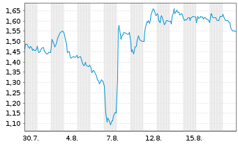 Chart Mini Future Short Muenchener Rueck - 1 Month