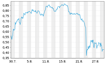 Chart Mini Future Short Puma - 1 Month