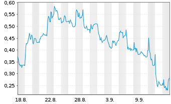 Chart Mini Future Long Hexatronic Group - 1 Monat