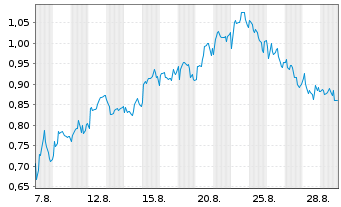 Chart Mini Future Long OMV - 1 Monat