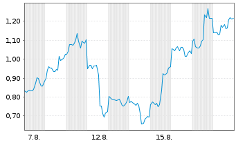 Chart Mini Future Long NIO - 1 Monat