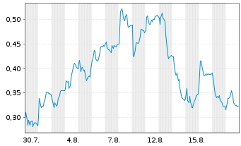 Chart Mini Future Long Nordex - 1 Monat