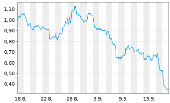 Chart Mini Future Short Delivery Hero - 1 Month