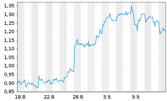 Chart Mini Future Short Redcare Pharmacy - 1 Month