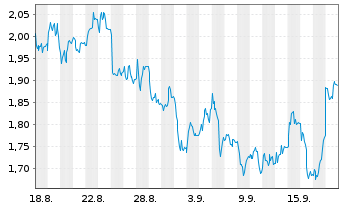 Chart Mini Future Long DWS - 1 Month