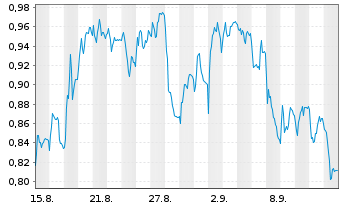 Chart Mini Future Short S&T - 1 Month
