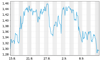 Chart Mini Future Short S&T - 1 Month