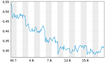 Chart Mini Future Long Equinor - 1 Month