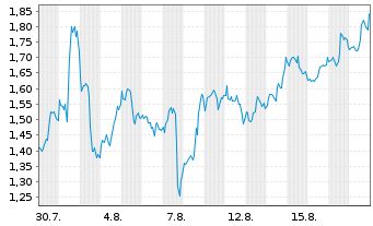 Chart Mini Future Long MasterCard - 1 Month