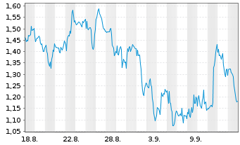 Chart Mini Future Long BlackRock Funding - 1 Monat