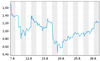 Chart Mini Future Long RENK Group - 1 Month