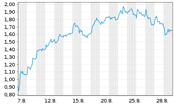 Chart Mini Future Long Volkswagen - 1 Monat