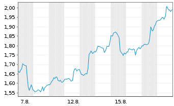 Chart Mini Future Long Berkshire Hathaway - 1 Monat