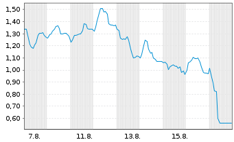 Chart Mini Future Short LVMH - 1 Month