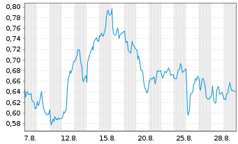 Chart Mini Future Long Airbus - 1 Monat