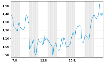 Chart Mini Future Short Coinbase - 1 Monat