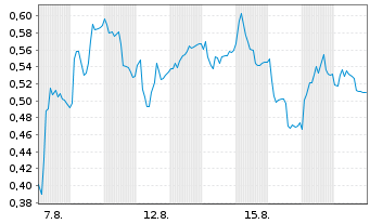 Chart Mini Future Long Daimler Truck Holding - 1 Monat