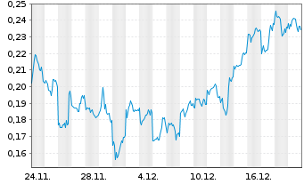Chart Mini Future Short BYD - 1 Monat