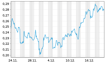 Chart Mini Future Short BYD - 1 Monat