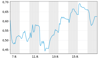 Chart Mini Future Short Salzgitter - 1 Monat